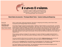 Tablet Screenshot of prawndesigns.com